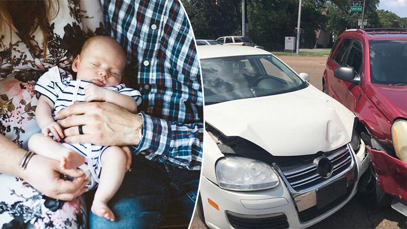 Wife Texts Husband About Baby’s Car Seat Right Before They Get into Accident