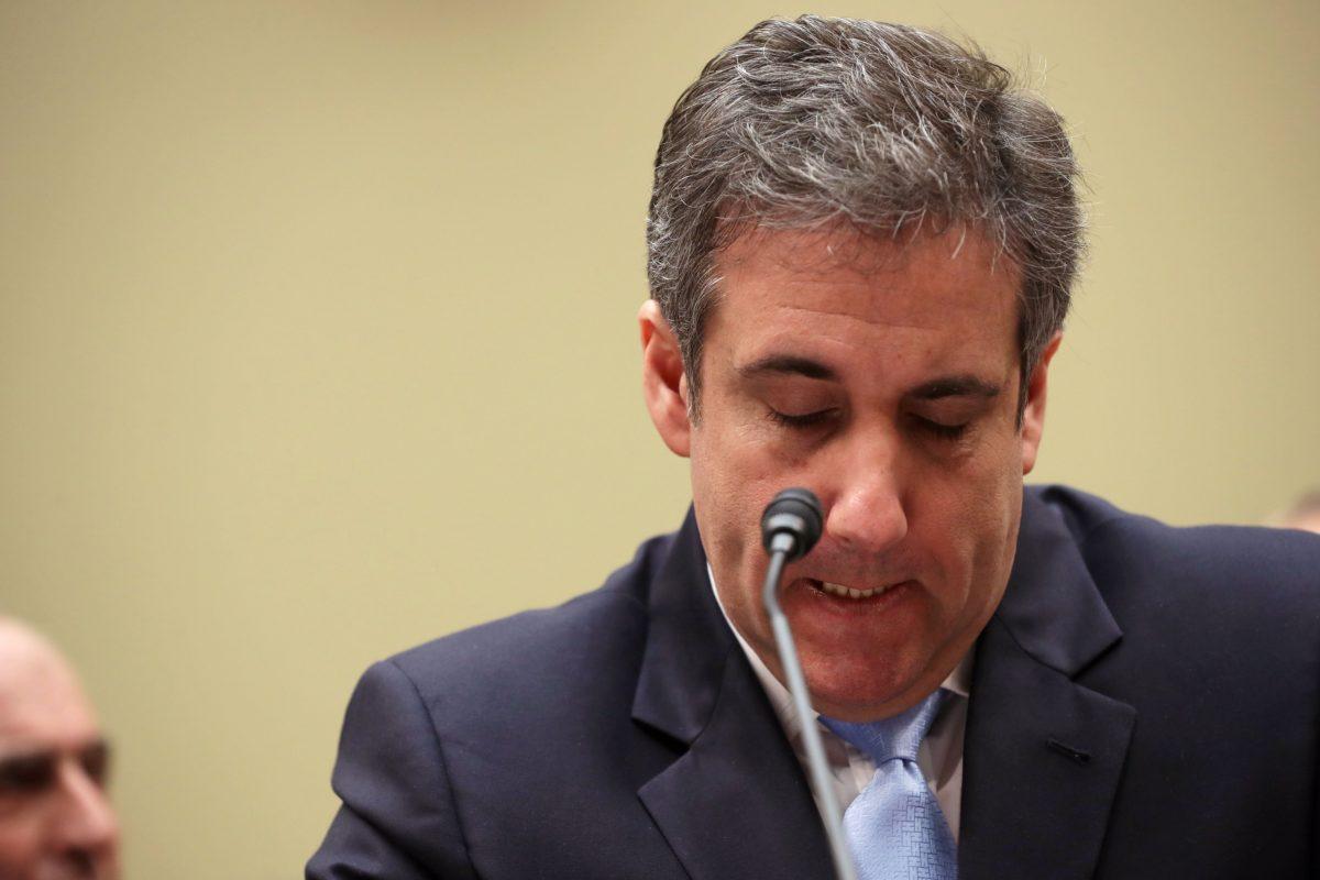Michael Cohen, the former attorney for President Donald Trump, testifies before the House Oversight Committee on Capitol Hill Feb. 27, 2019 in Washington. (Chip Somodevilla/Getty Images)