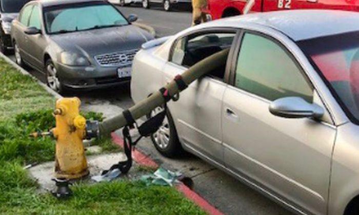 California Fire Department Posts Photos of What Happens When People Park in Front of a Hydrant