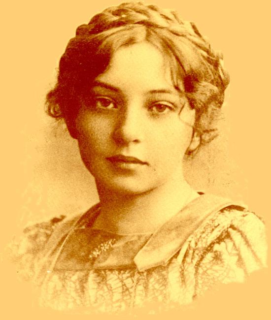 Sigrid Undset as a girl. The Noble Prize-winning novelist wrote a trilogy called "Kristen Lavransdatter." (Public Domain)