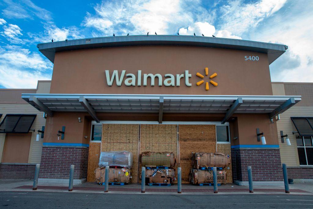 A stock photo of a Walmart store. (Alex Edelman/AFP/Getty Images)