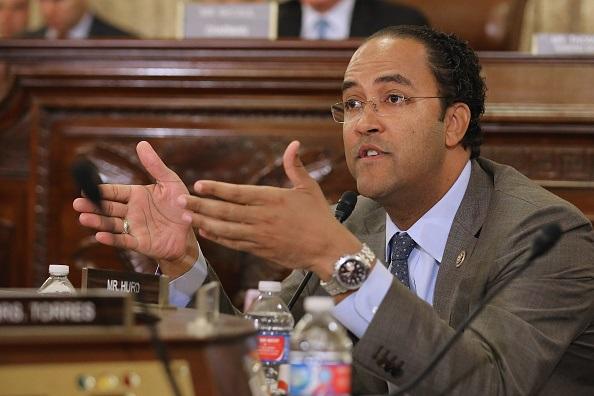House Homeland Security Committee member Rep. Will Hurd (R-TX) askes questions about worldwide threats to the United States during a hearing in the Cannon House Office Building on Capitol Hill in Washington, on Oct. 21, 2015. (Chip Somodevilla/Getty Images)