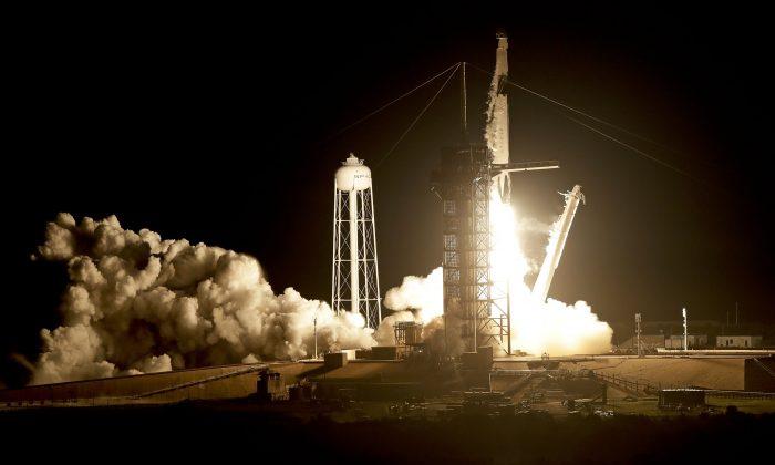 America’s Newest Crew Capsule Rockets Toward Space Station