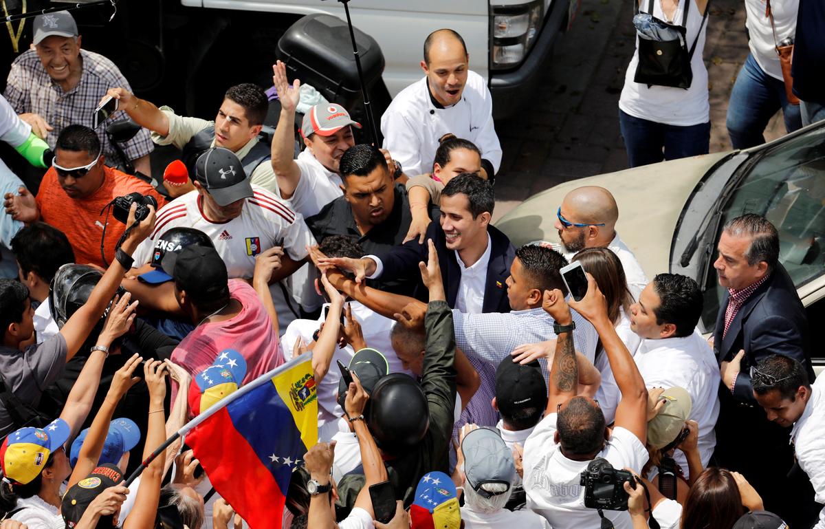 Guaidó Returns to Venezuela as Crowds Flood the Streets to Protest Socialist Regime
