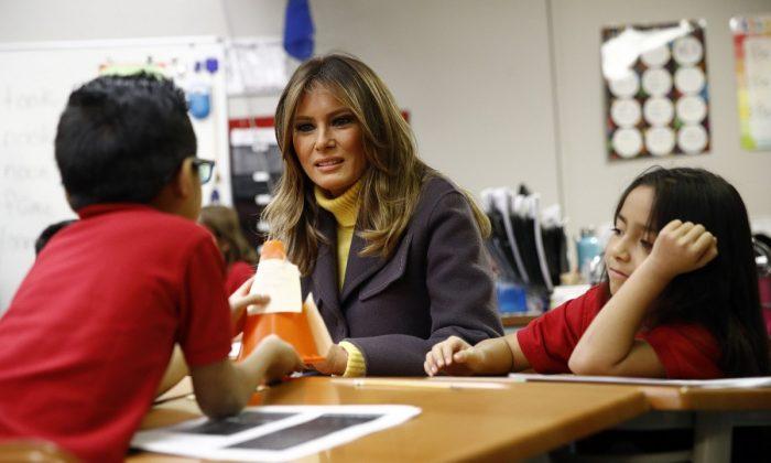 FLOTUS Melania Travels To Tulsa And Seattle For Be Best Campaign