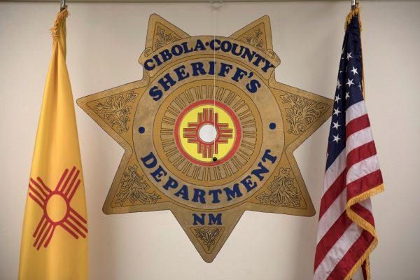 A view of the Cibola County Sheriff's Department sign in Grants, New Mexico, U.S., Feb.28, 2019. (Reuters/Adria Malcolm