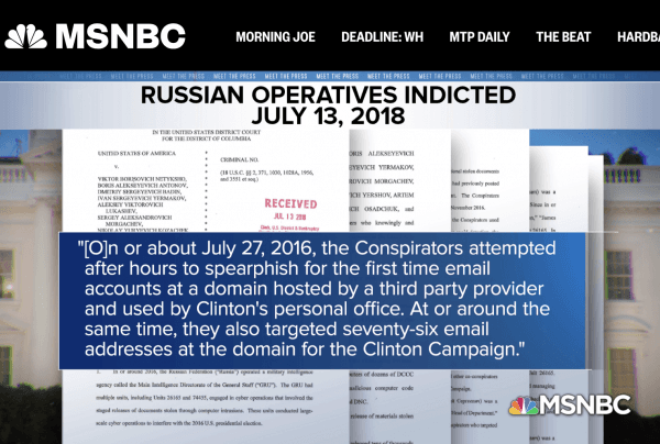 Information presented by MSNBC on March 4, 2019. (Screenshot via Diana West)