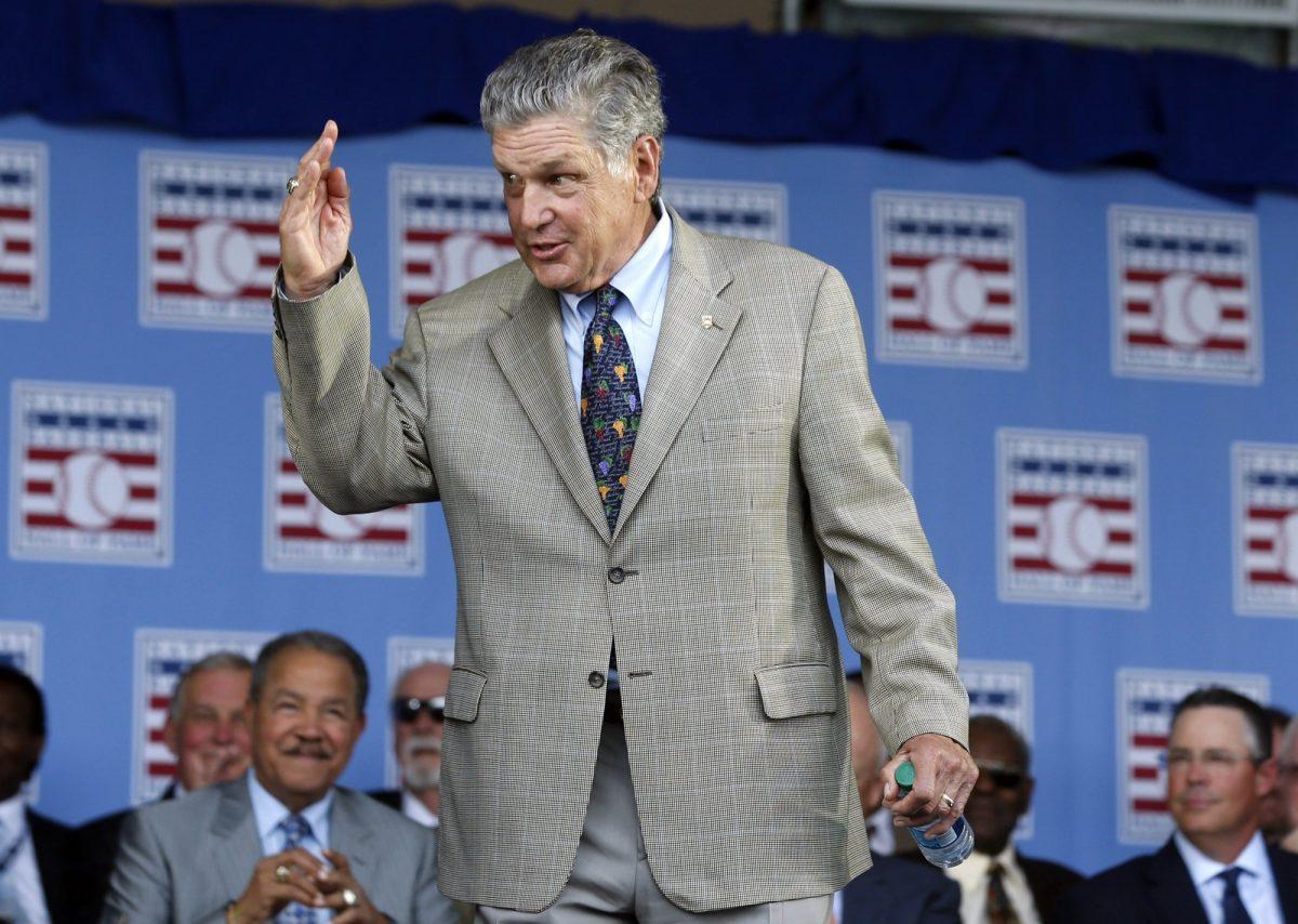 National Baseball Hall of Famer Tom Seaver arrives for an induction ceremony at the Clark Sports Center in Cooperstown, N.Y. on July 26, 2015. (Mike Groll/AP Photo, File)