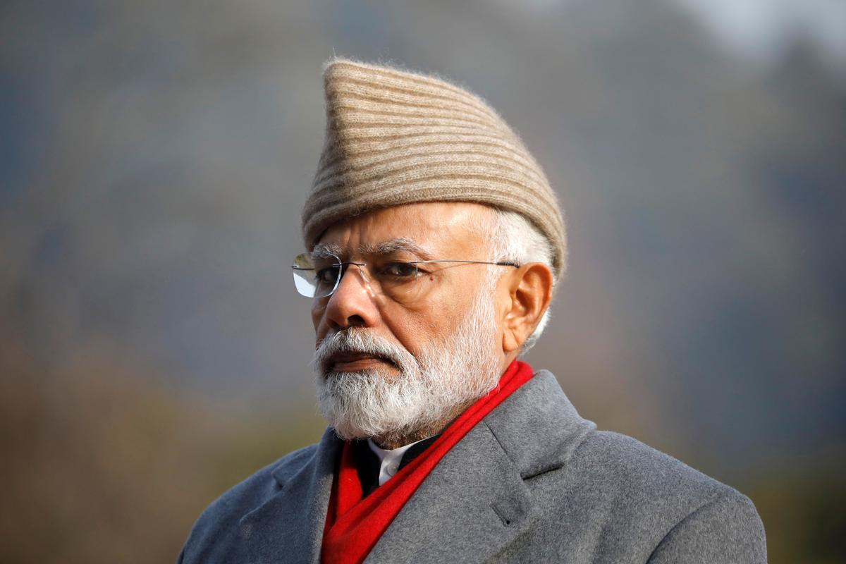 India's Prime Minister Narendra Modi visits the National Cemetery in Seoul, South Korea, on Feb. 22, 2019. (Kim Hong-Ji/File Photo via Reuters)