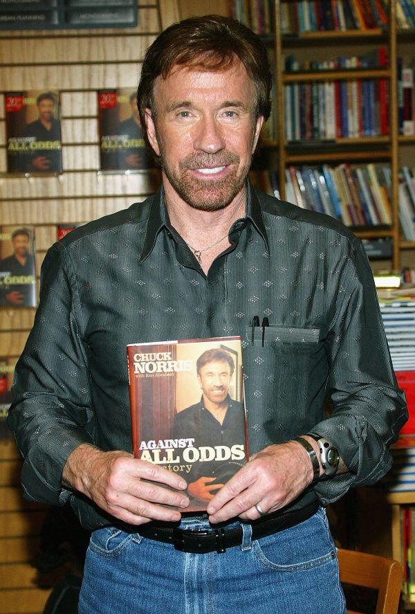 ©Getty Images | <a href="https://www.gettyimages.com/detail/news-photo/actor-chuck-norris-poses-during-a-book-signing-for-his-new-news-photo/51402591">Frederick M. Brown</a>