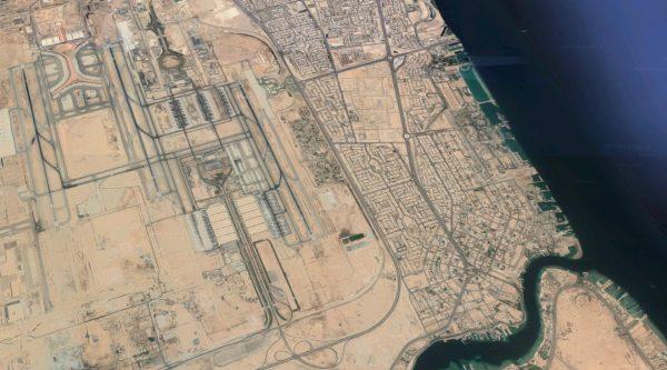 An Aerial view of Jeddah airport Dubai. (Screenshot/Google maps)