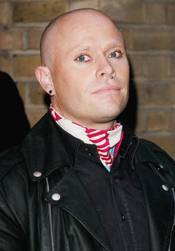 Keith Flint of The Prodigy arrives at the Kerrang! Awards in London, on Aug. 24, 2005. (Gareth Cattermole/Getty Images)