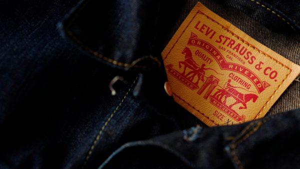 The label of a Levi's denim jacket of U.S. company Levi Strauss is photographed at a denim store in Frankfurt, Germany, on March 20, 2016. (Kai Pfaffenbach/Reuters)