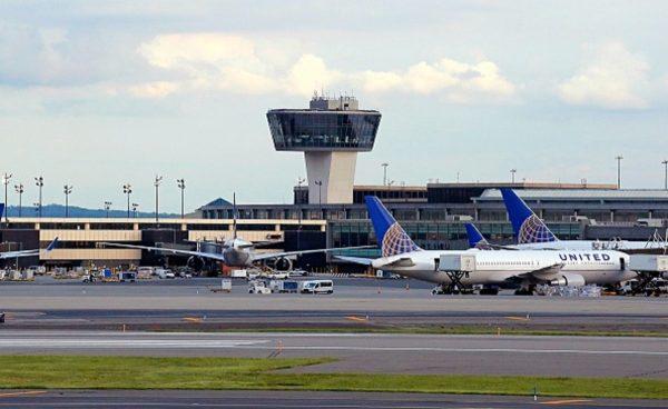 The Newark Liberty Airport in Newark, on May 27, 2017, in a file photo. (KENA BETANCUR/AFP/Getty Images)