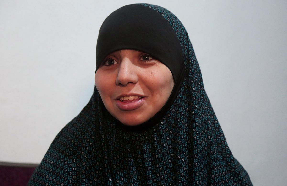 Bouchra Abouallal, 26, who joined ISIS when she was a teenager, is now attempting to regain entry to Belgium. (Issam Abdallah/Reuters)