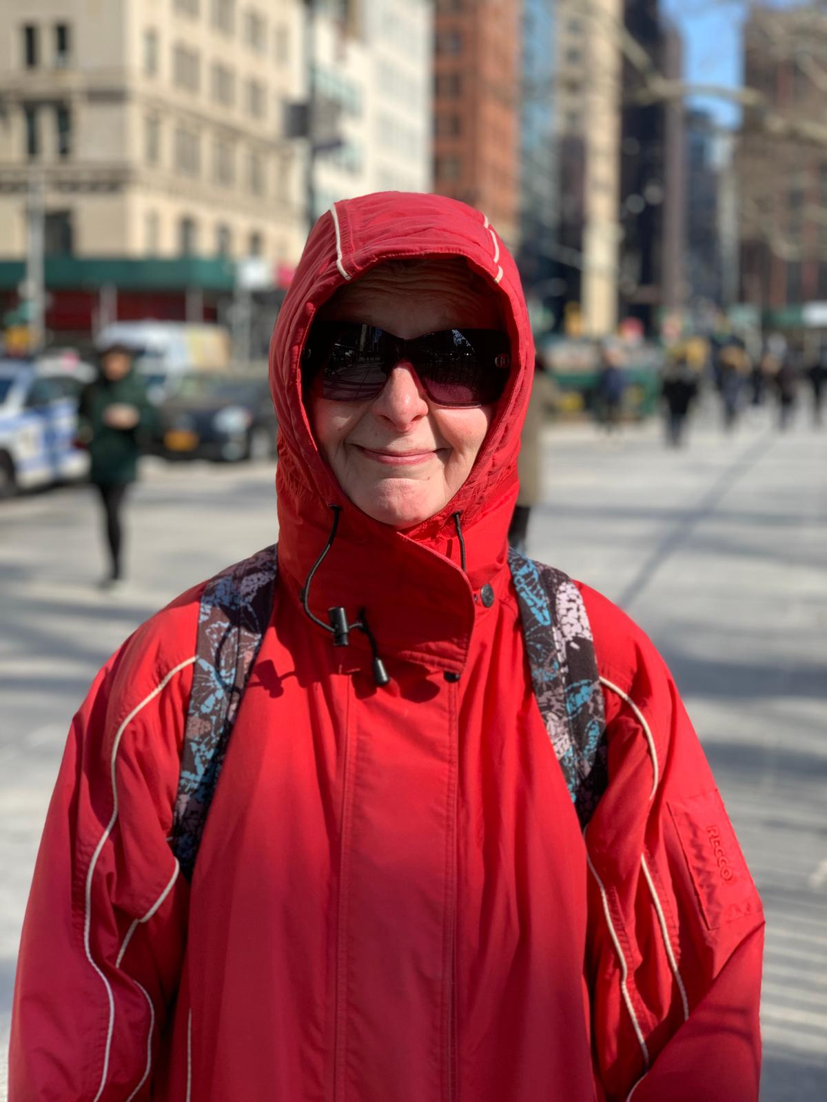 Margaret in New York, in March. (Stuart Liess/The Epoch Times)