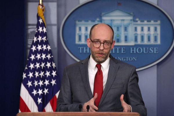 Acting Director of Office of Management and Budget Russell Vought speaks during a news briefing at the James Brady Press Briefing Room of the White House in Washington on March 11, 2019. (Alex Wong/Getty Images)