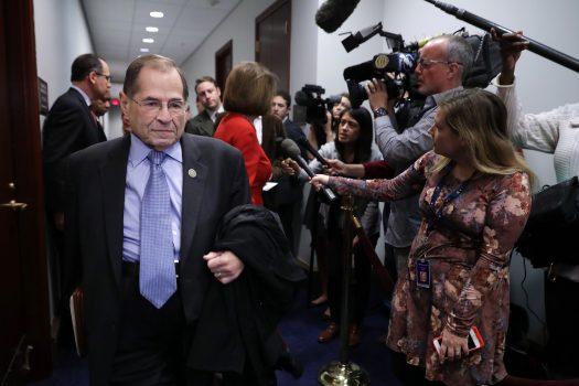 House Judiciary Committee ranking member Rep. Jerry Nadler (D-N.Y.) in the U.S. Capitol Visitors Center in Washington on Nov. 14, 2018. (Chip Somodevilla/Getty Images)