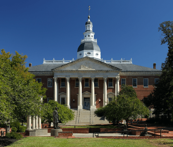 Maryland State House in Annapolis, Md., in this file photo. (Martin Falbisoner/Wikimedia Commons)