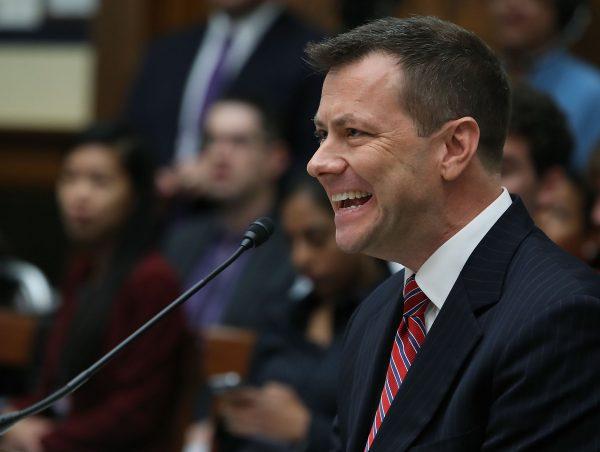 Deputy Assistant FBI Director Peter Strzok speaks during a joint committee hearing of the House Judiciary and Oversight and Government Reform committees hearing in the Rayburn House Office Building on Capitol Hill in Washington, on July 12, 2018. (Mark Wilson/Getty Images)