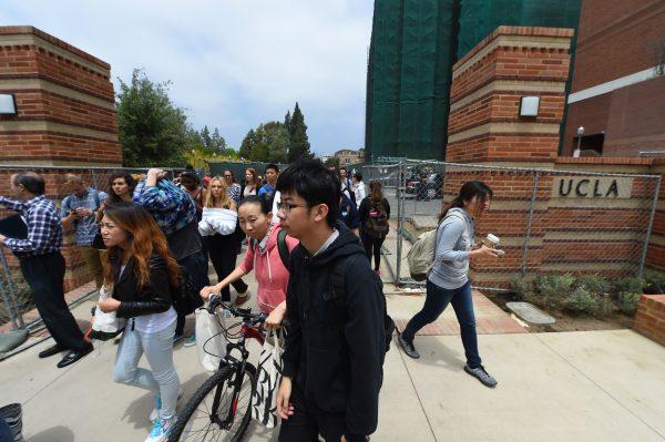 Students at the University of California in Los Angeles (UCLA). (Robyn Beck/AFP/Getty Images)