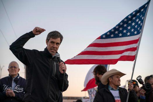 Former Texas Rep. Beto O'Rourke speaks in El Paso, Texas, on Feb. 11, 2019. (Paul Ratje/AFP/Getty Images)