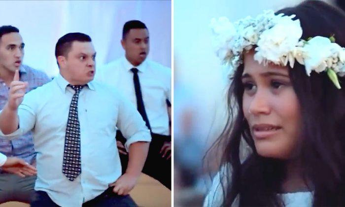 Bride Moved to Tears When Guests Stand and Perform Traditional Dance That She Didn’t Plan