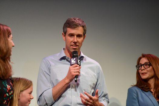 Beto O'Rourke at the Running with Beto Premiere 2019 SXSW Conference and Festivals at Paramount Theatre on March 9, 2019, in Austin, Texas. (Matt Winkelmeyer/Getty Images for SXSW)