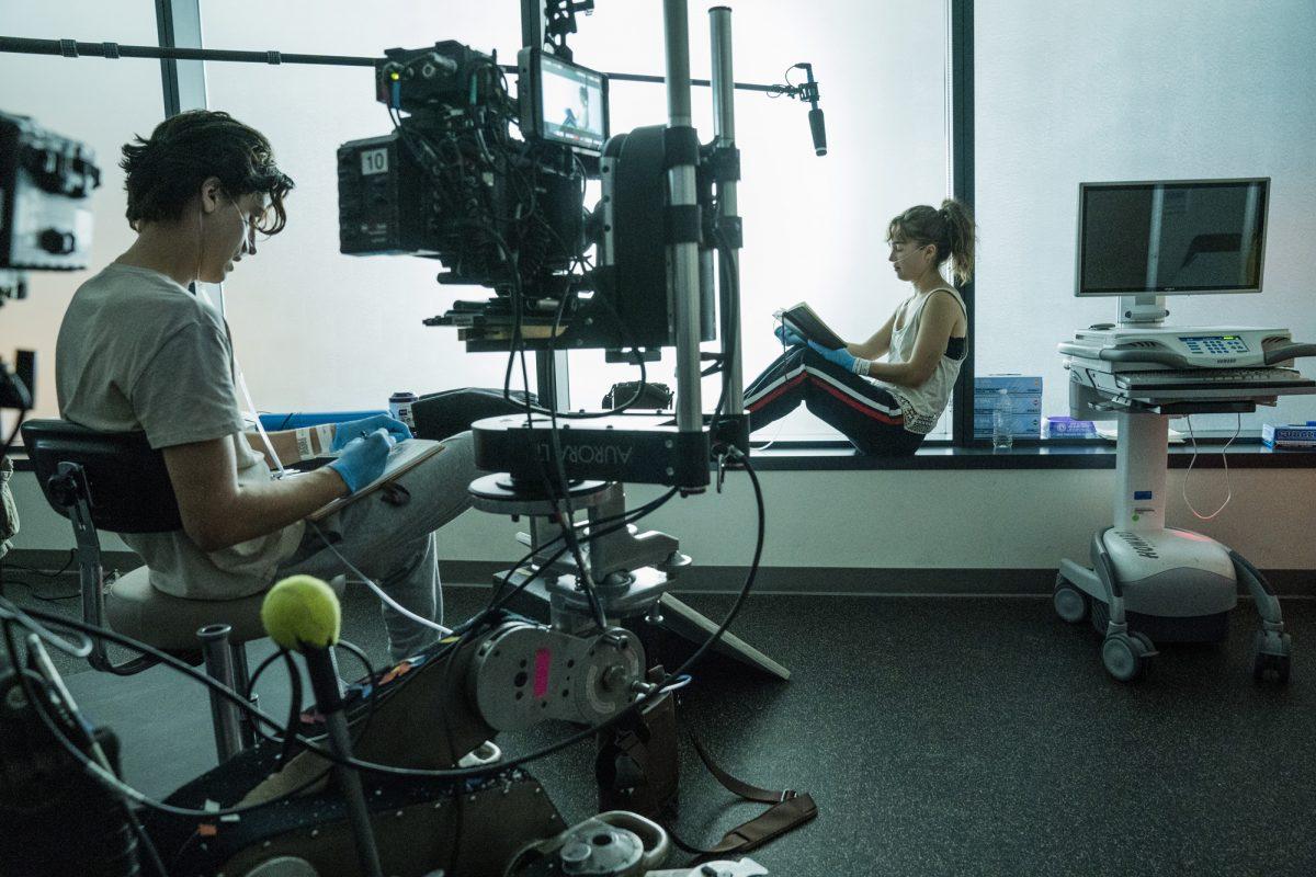 Cole Sprouse and Haley Lu Richardson in “Five Feet Apart.” (Alfonso Bresciani/CBS Films/Lionsgate)