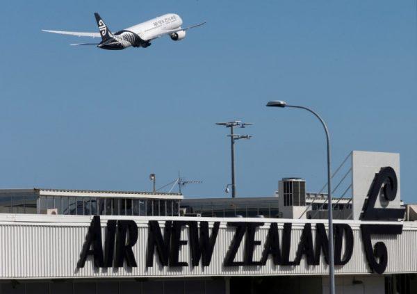 FILE—A Plane taking off from an airport in New Zealand on Sept 20, 2017. (Nigel Marple/Reuters/File Photo)