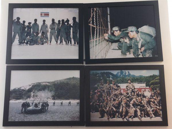 A collage of undated photos showing South Korean spies training for missions to the North. (Seungmock Oh for The Epoch Times)