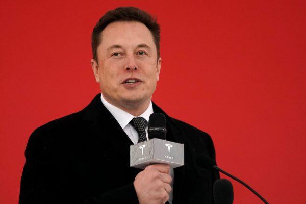 Tesla CEO Elon Musk attends the Tesla Shanghai Gigafactory groundbreaking ceremony in Shanghai, China on Jan. 7, 2019. (Aly Song/Reuters)
