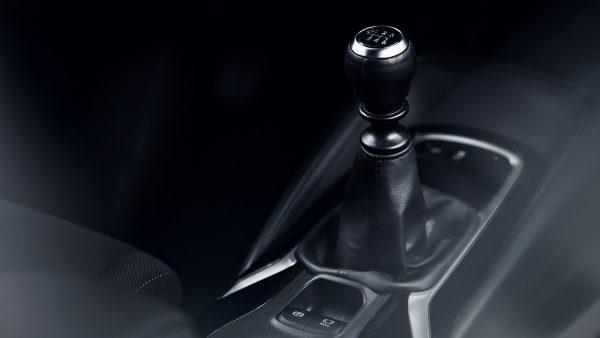 The shifter in the SE 6MT model. (Courtesy of Toyota)
