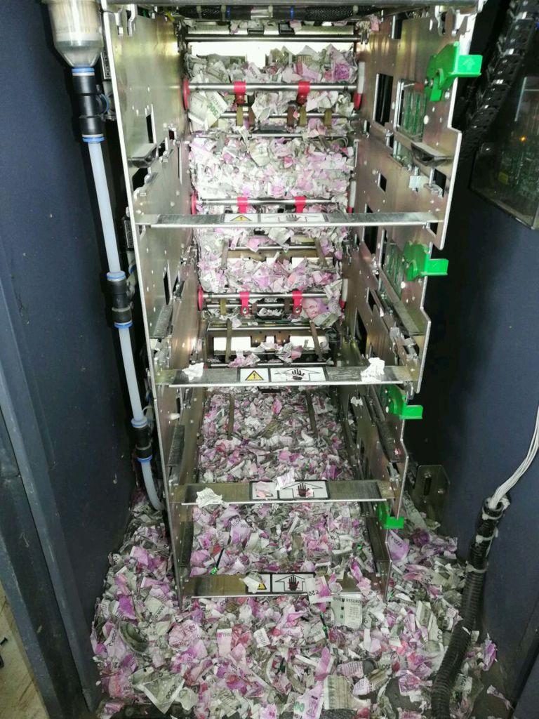 Indian police said the trespasser nibbled through more than a million rupees' worth of banknotes (©<a href="https://www.gettyimages.com/detail/news-photo/this-picture-taken-on-june-19-shows-shredded-indian-news-photo/980341202?language=en-US">Getty Images</a>)