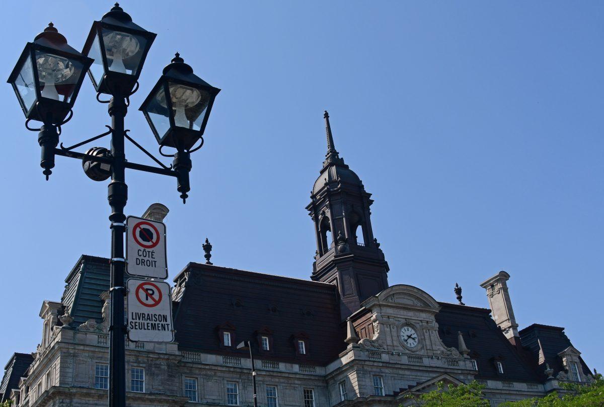 Town hall in the Old Port of Montreal, Canada, on July 2, 2018. (Eva Hambach/AFP/Getty Images)