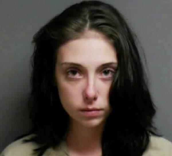 Eevette MacDonald, who was arraigned April 28, 2017, along with her boyfriend, Andrew Fiacco, on charges related to the slaying and mutilation of Stephen McAfee. MacDonald, who pleaded guilty to helping her ex-boyfriend cover up the shooting death and mutilation of his childhood friend in southeastern Michigan was sentenced on Mar. 7, 2019, to a year in prison and three years of probation. (Macomb County Sheriff's Office via AP)