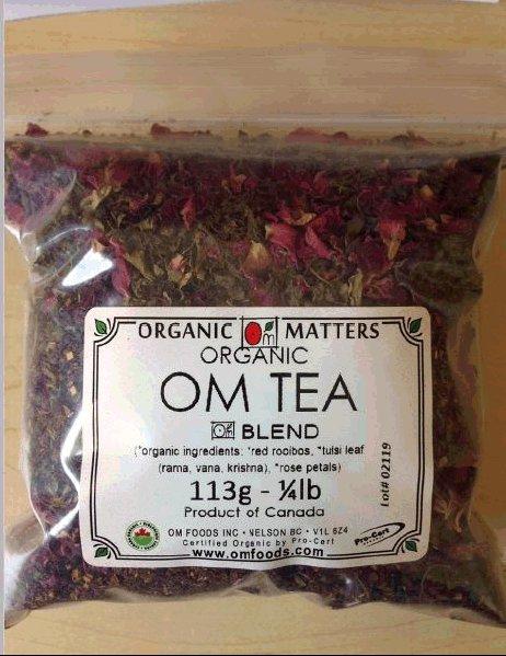 A food recall warning has been issued by the Canadian Food Inspection Agency for Organic Matters OM tea blend on March 21, 2019. (CFIA)