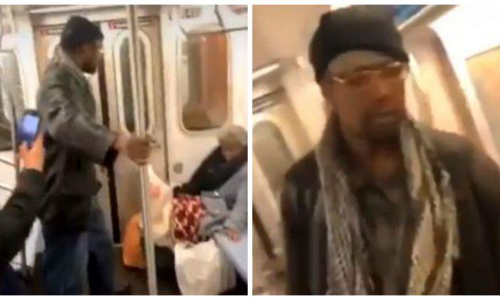 Subway Riders Film Man Kicking Elderly Woman in the Face Instead of Trying to Help