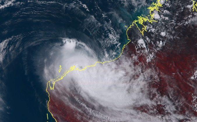 Residents Bunker Down as Cyclone Veronica Makes Landfall as Category 3 Storm
