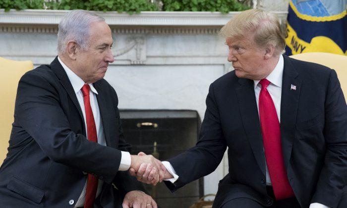Trump Says He Discussed Possible Mutual Defense Treaty With Israeli Prime Minister Ahead of Their Elections