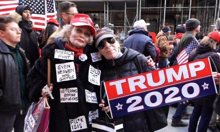 Trump Supporters Gather at Trump Tower With Message for New York City