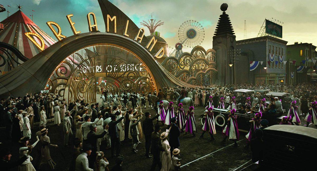 Vandevere's Coney-Island-like Dreamland animal-themed adventure park, in "Dumbo." (Walt Disney Studios)