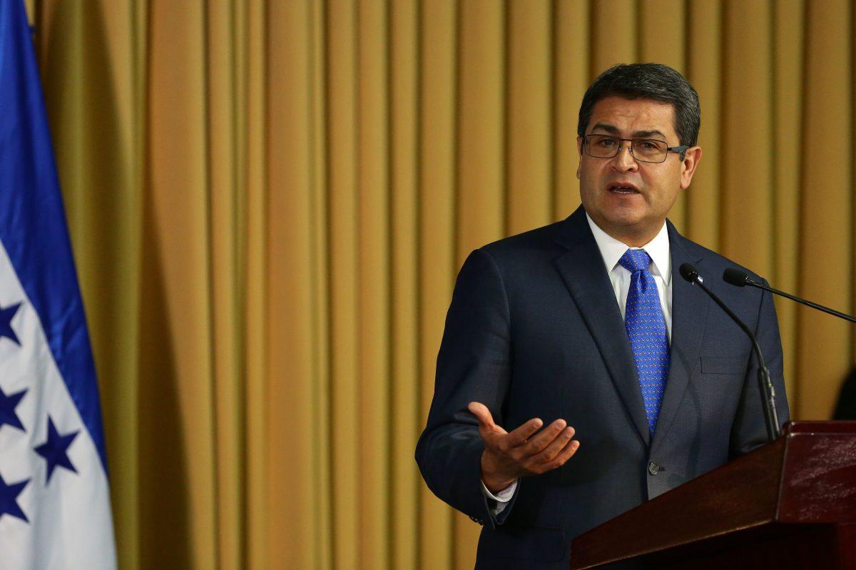 Honduras' president Juan Orlando Hernandez (Marvin Recinos/AFP/Getty Images)
