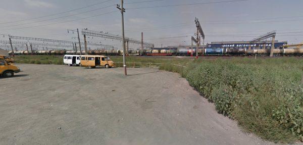Nikiel railway station in Orsk, near where a 15-year-old girl was killed on March 24, 2019. (Screenshot/Google maps)
