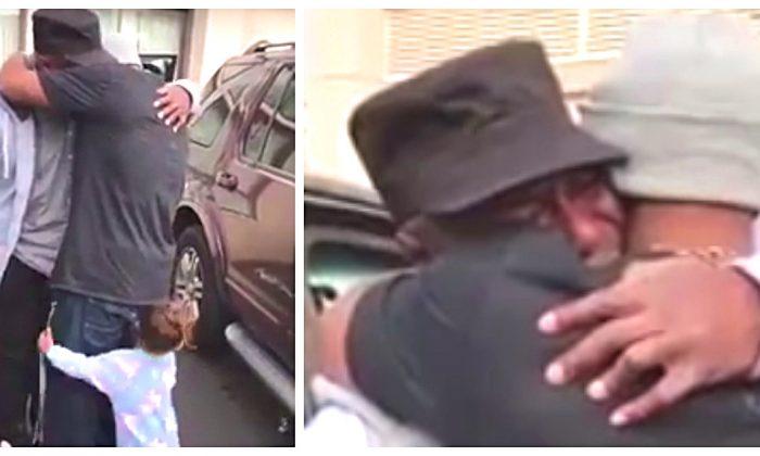 Man Released From Prison Meets His Dad for the First Time in 37 Years