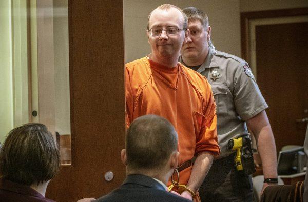 Jake Patterson appears for his preliminary hearing at Barron County Circuit Court in Barron, on Feb. 6, 2019. (T'xer Zhon Kha/The Post-Crescent via AP)