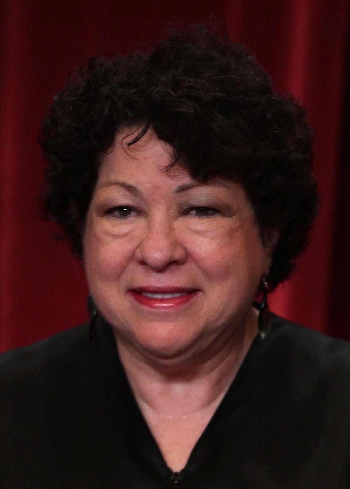  Supreme Court Associate Justice Sonia Sotomayor in the East Conference Room of the Supreme Court in Washington on June 1, 2017. (Alex Wong/Getty Images)