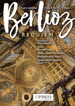 A flyer for the March 8 concert of Hector Berlioz’s “Requiem.” (Courtesy of John Nelson)