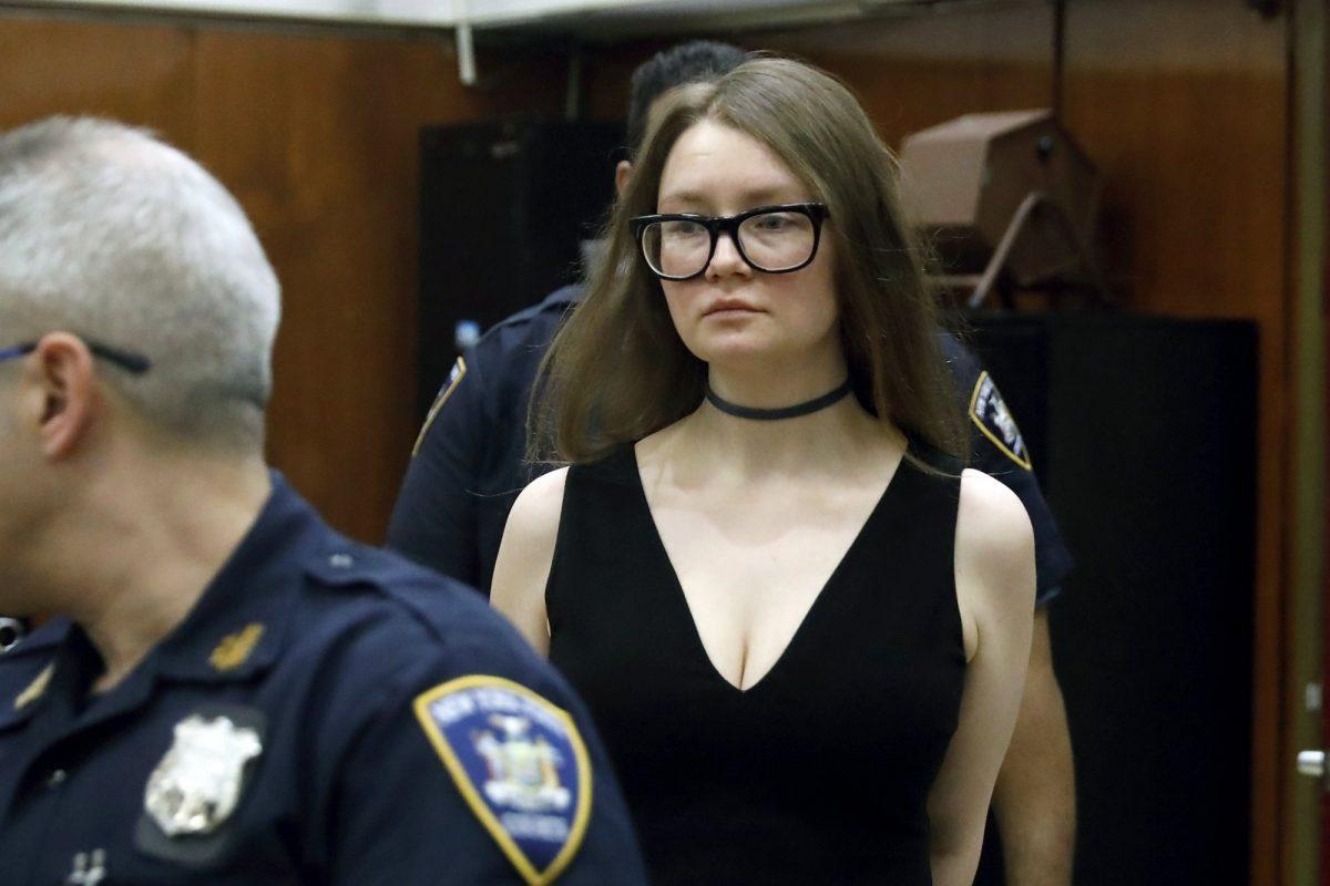 Anna Sorokin arrives in New York State Supreme Court for her trial on grand larceny charges, in New York, on March 27, 2019. (Richard Drew/AP Photo)