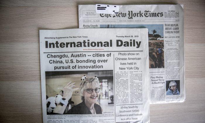 It’s Time to Address Paid Chinese Disinformation in US Newspapers